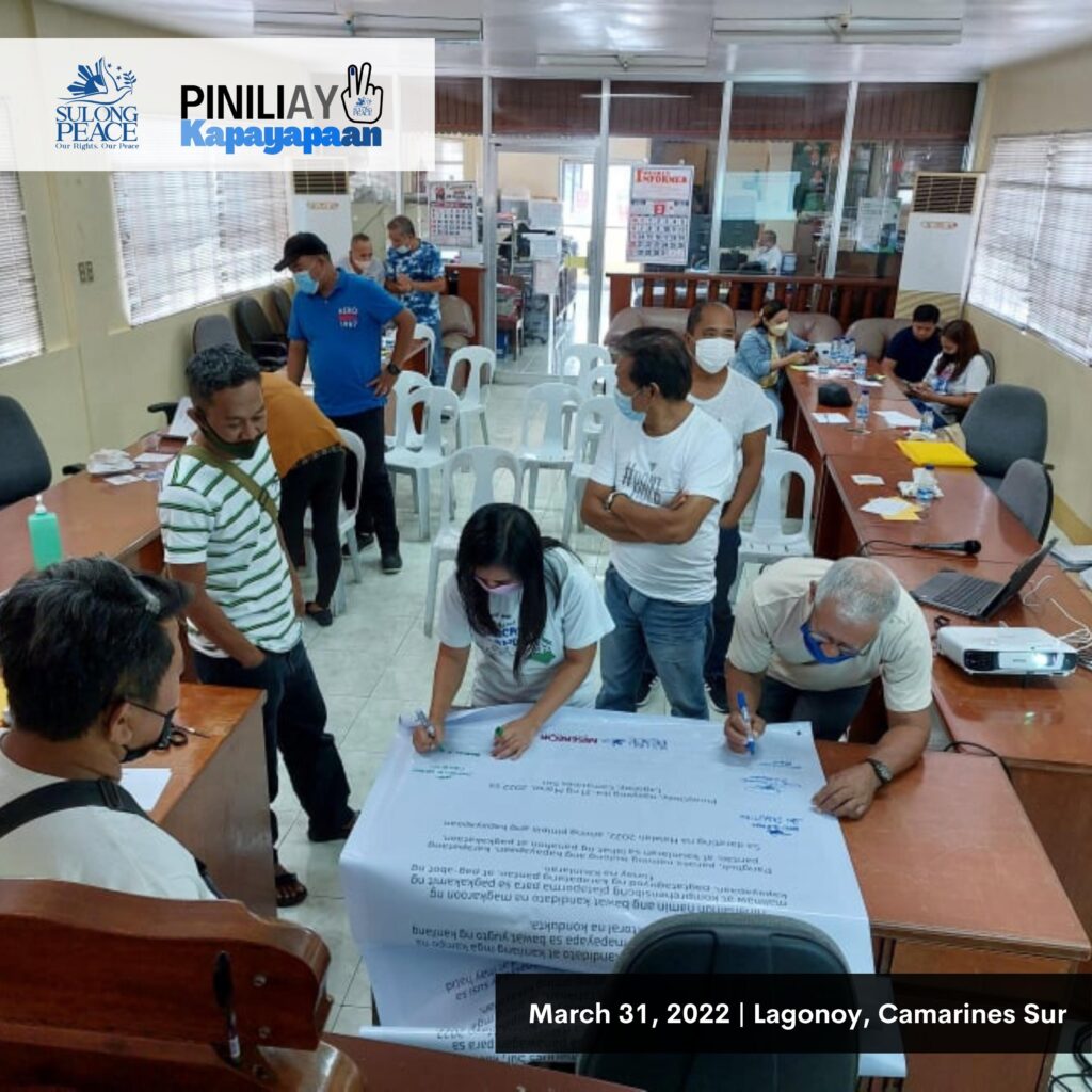 Participants sign a covenant